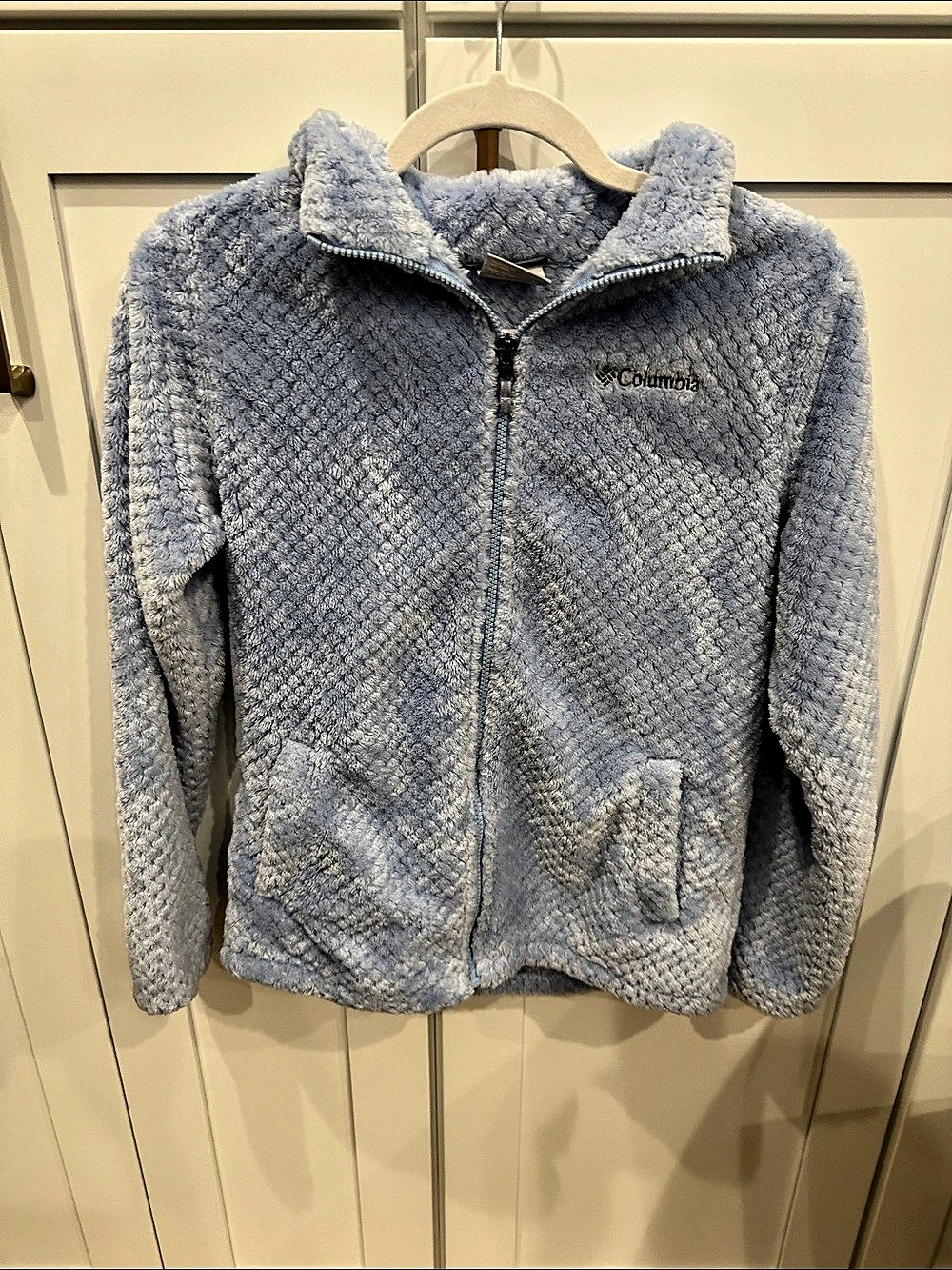 Columbia Blue Fleece Full-Zip Jacket XL